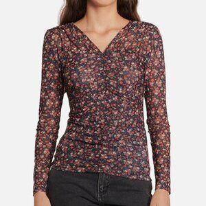 Sandro Bethanie Floral Long Sleeve Top